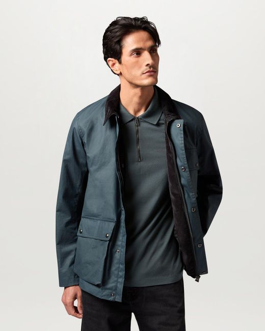 Belstaff Blue Men's Alloy Polo Cotton Jersey for men