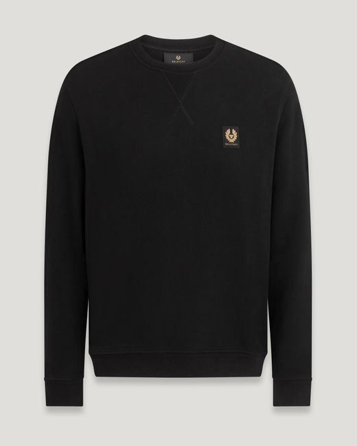 Belstaff Sweatshirt in Black for Men | Lyst UK