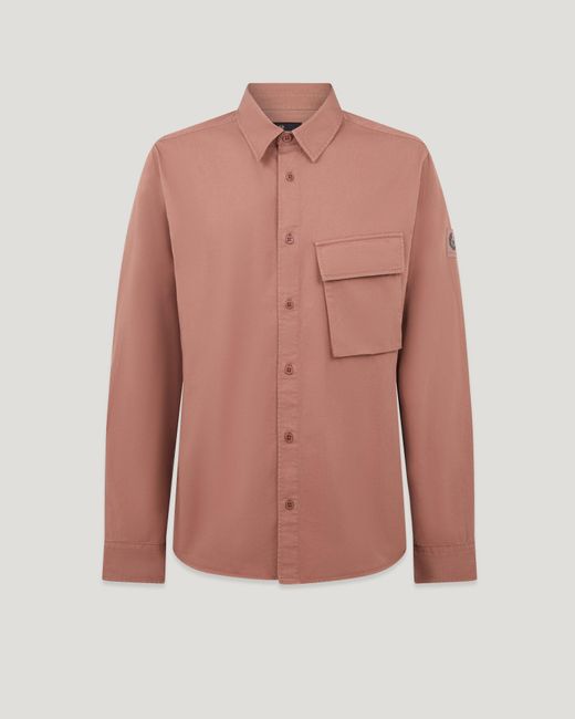 Belstaff Pink Scale Shirt for men
