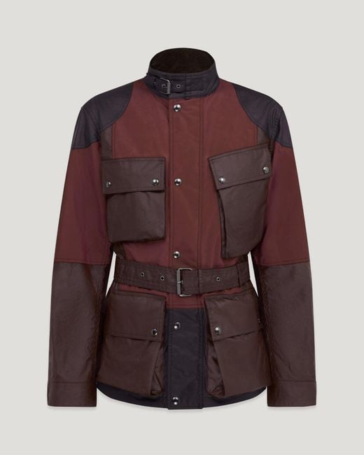 Belstaff Purple Patchwork Trialmaster