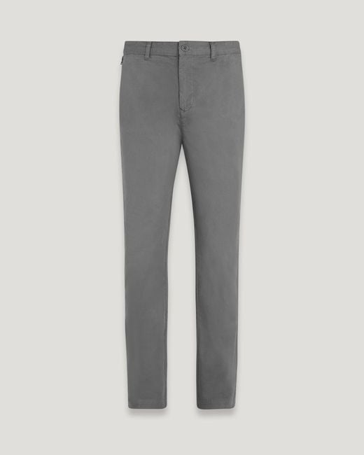 Belstaff Gray Rally Trouser Garment Dye Cotton Size Us for men