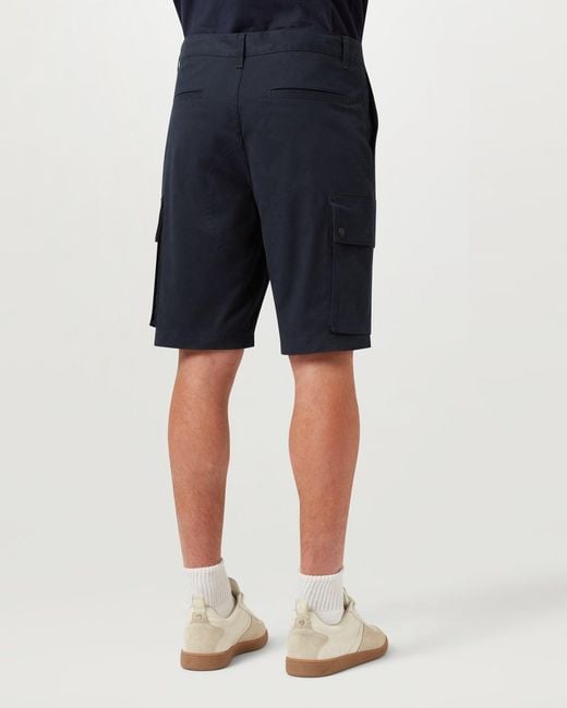 Belstaff Blue Men's Route Cargo Short Cotton Twill for men