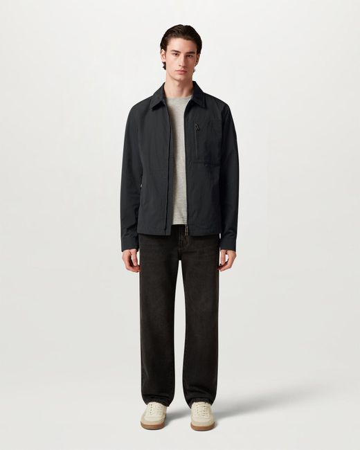 Belstaff Black Grid Overshirt for men