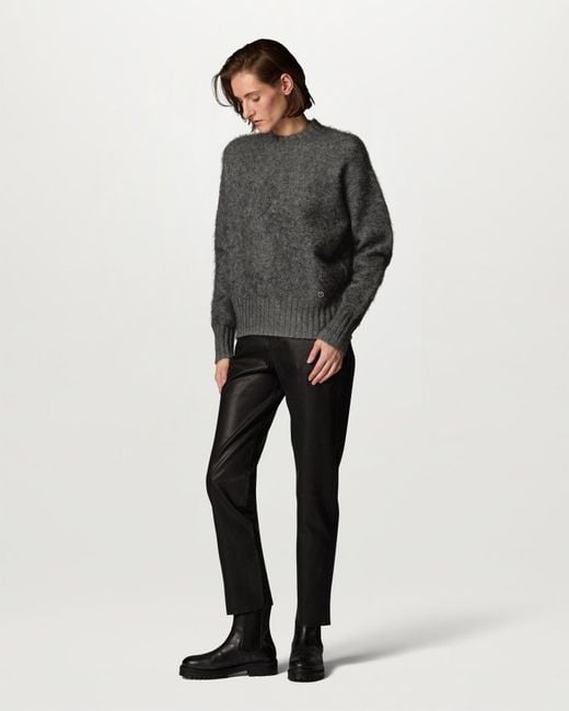 Belstaff Gray Women's Rhea Jumper Wool Cashmere Blend
