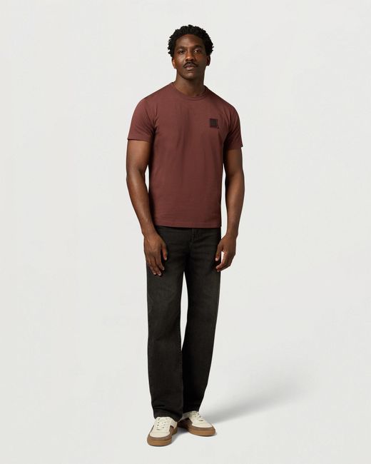Belstaff Brown Men's T-shirt Cotton Jersey for men