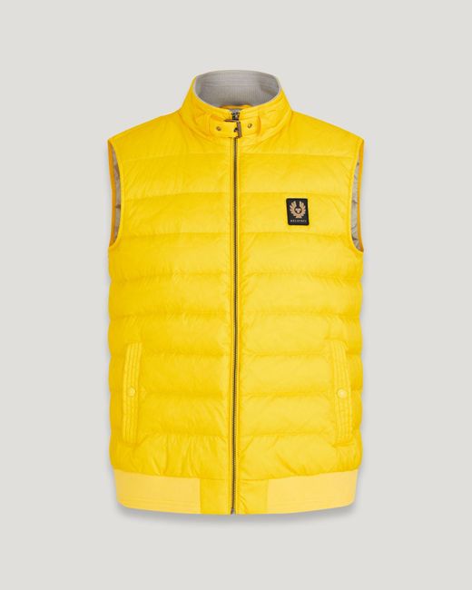 Belstaff Yellow Circuit Vest for men