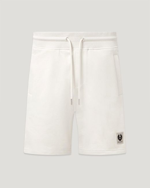Belstaff Natural Men's Sweatshorts Cotton Fleece for men