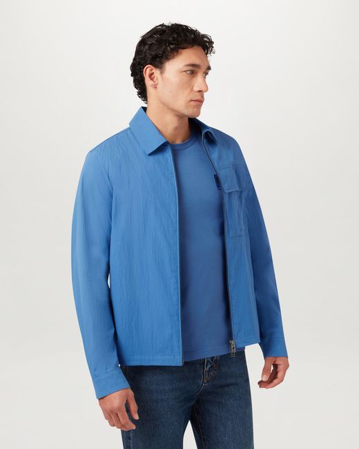 Belstaff Blue Men's Long Sleeved T-shirt Cotton Jersey for men