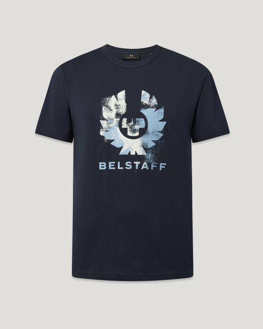 Belstaff Blue Men's Blur T-shirt Cotton Jersey for men
