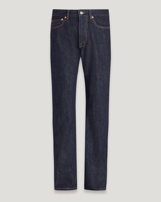Belstaff Blue Brockton Straight Jeans for men