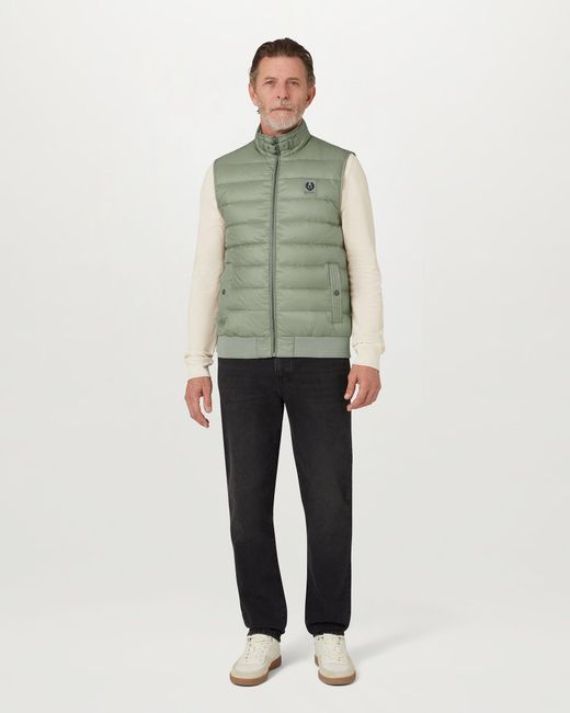 Belstaff Green Men's Circuit Gilet Down Filled Nylon for men