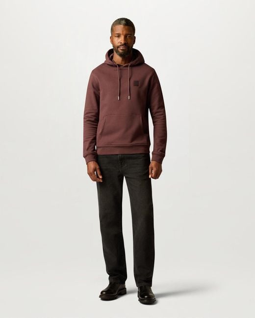 Belstaff Brown Men's Hoodie Cotton Fleece for men