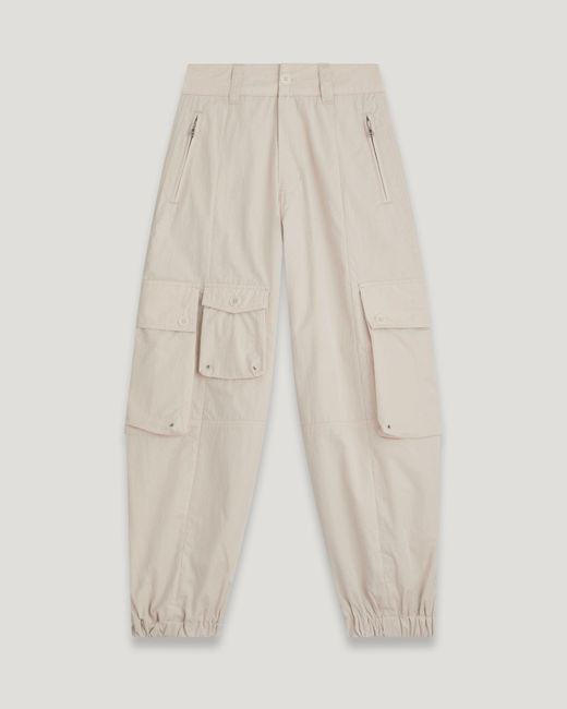 Pantalon Hiker Pour Femme Gabardine De Coton Coquille Taille Belstaff en coloris Natural