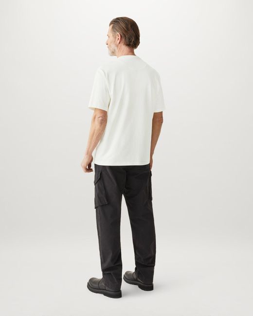 Belstaff White Centenary Applique Label T Shirt for men