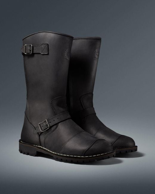 Belstaff Endurance Motorcycle Boots in Black for Men Lyst