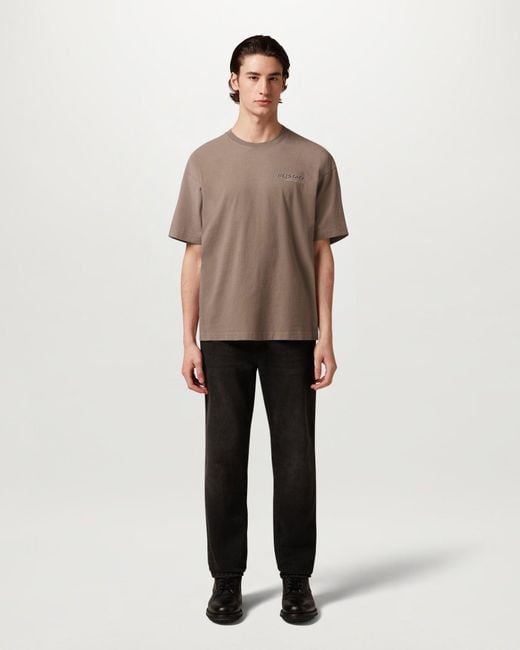 Belstaff Natural Men's Competition Momentum T-shirt Spray Treatment Heavyweight Jersey for men
