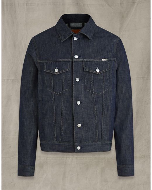 Belstaff Blue Union Denim Jacket for men