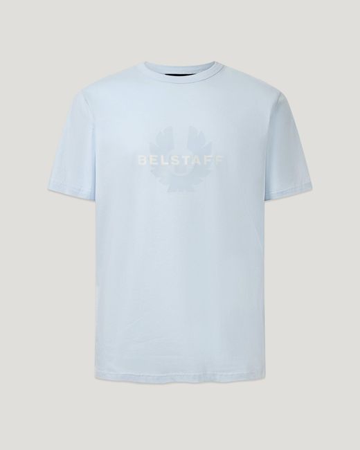 Belstaff Blue Men's Surface T-shirt Cotton Jersey for men