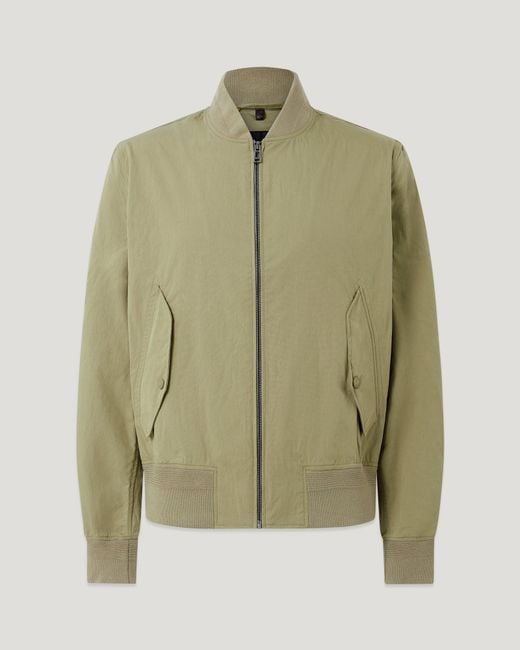 Belstaff Green Men's Carrier Jacket Compact Technical Cotton for men