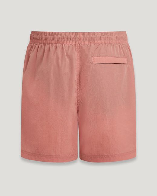 Belstaff Clipper badeshorts in Pink für Herren