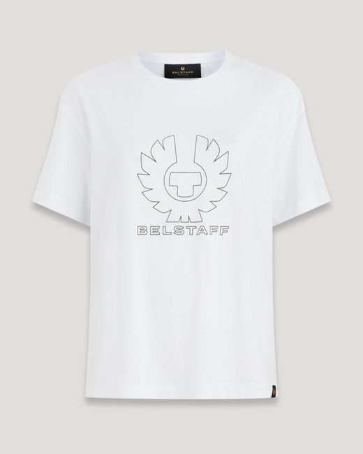Belstaff Cotton Ride Phoenix T-shirt in White | Lyst UK