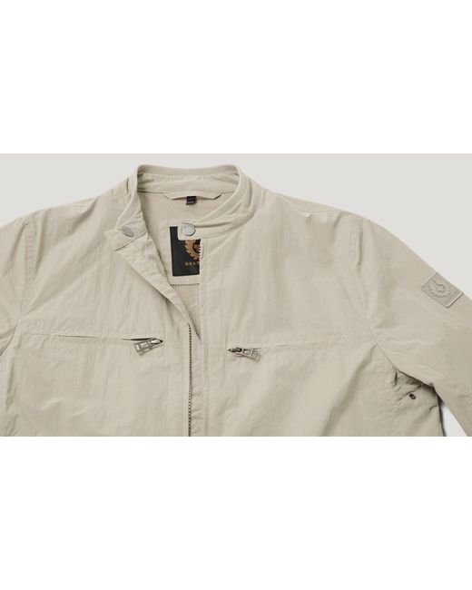 Belstaff Natural Men's Grid Jacket Alpha Nylon for men