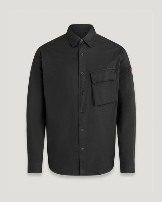 Belstaff Black Scale Shirt for men