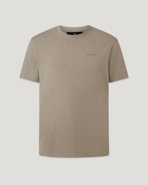 Belstaff Natural Men's Alloy T-shirt Cotton Jersey for men