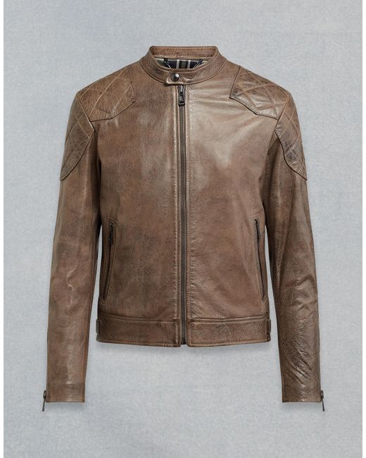 Belstaff Multicolor Outlaw Leather Jacket for men