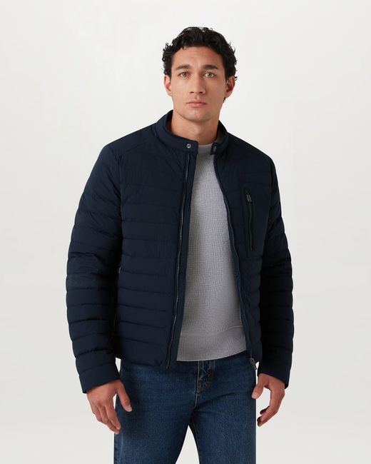 Belstaff Blue Men's Chassis Jacket Lightweight Stretch Down for men