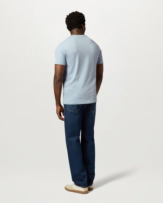 Belstaff Blue Men's T-shirt Cotton Jersey for men
