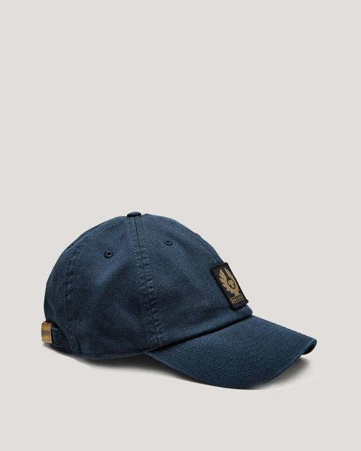 Belstaff Blue Unisex Phoenix Logo Cap Cotton