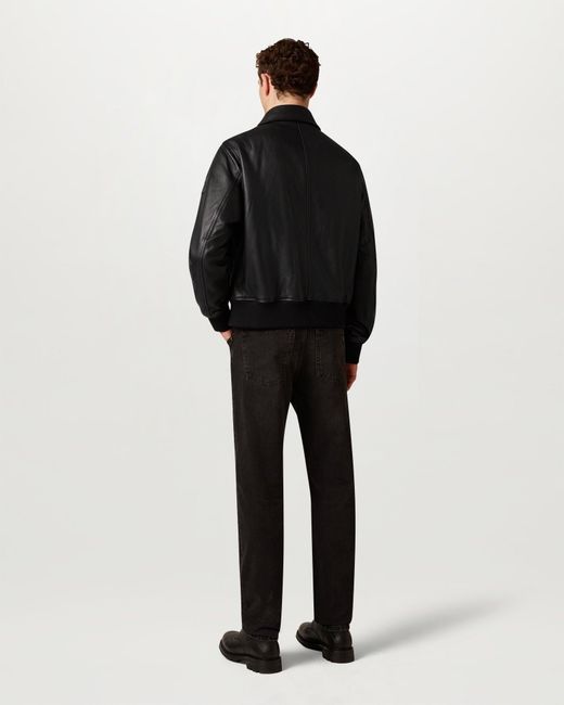 Belstaff Black Men's Pilot Jacket Lamb Leather for men