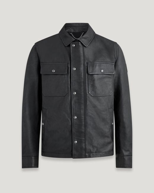 Belstaff Black Quarry Overshirt for men