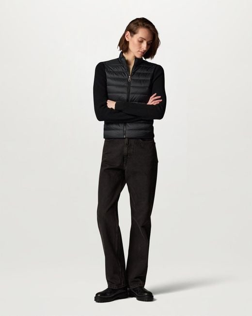 Belstaff Black Women's Cameron Zip Cardigan Merino Wool