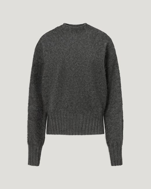 Belstaff Gray Women's Rhea Jumper Wool Cashmere Blend