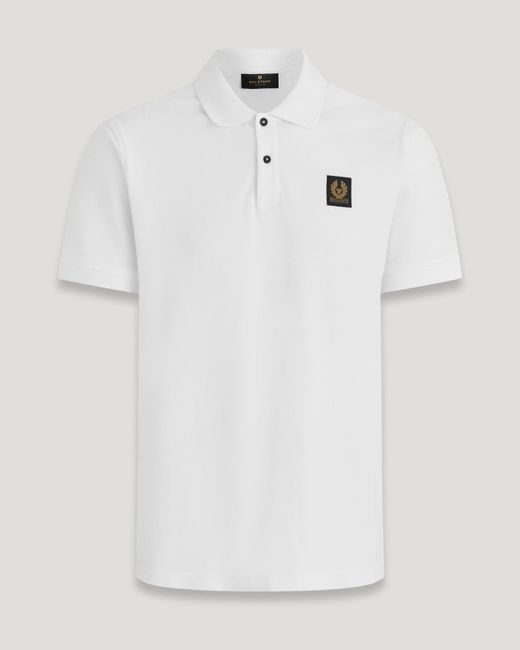 Belstaff White Polo for men