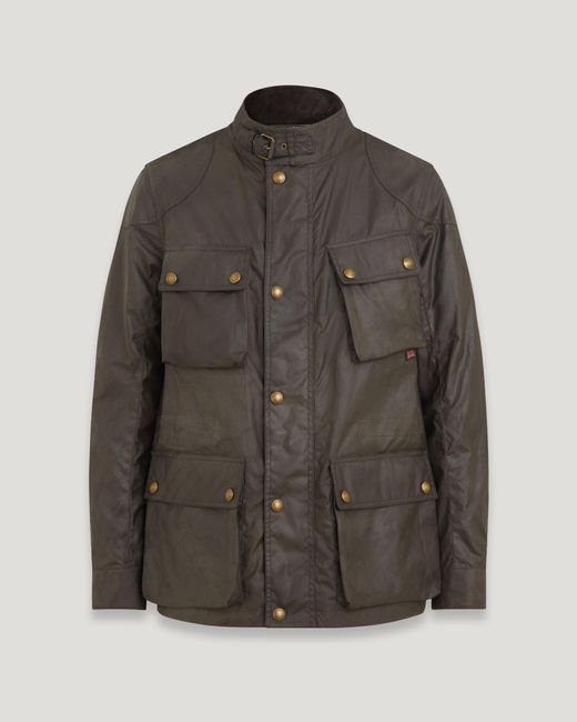 Giacca Fieldmaster Uomo Cotone Cerato di Belstaff in Brown da Uomo
