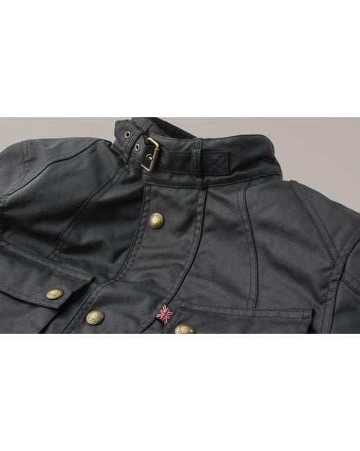 Belstaff Black Crosby Motorcycle Jacket for men