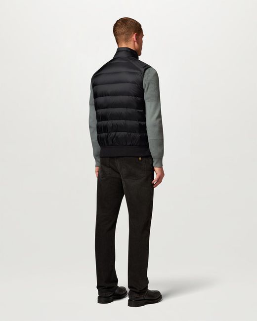 Belstaff Black Men's Compound Gilet Down Filled Nylon for men