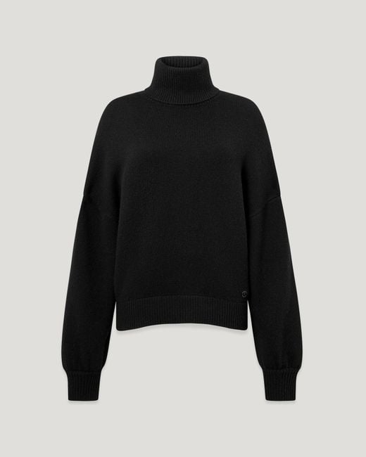 Belstaff Black Women's Ottawa Jumper Wool Cashmere Blend