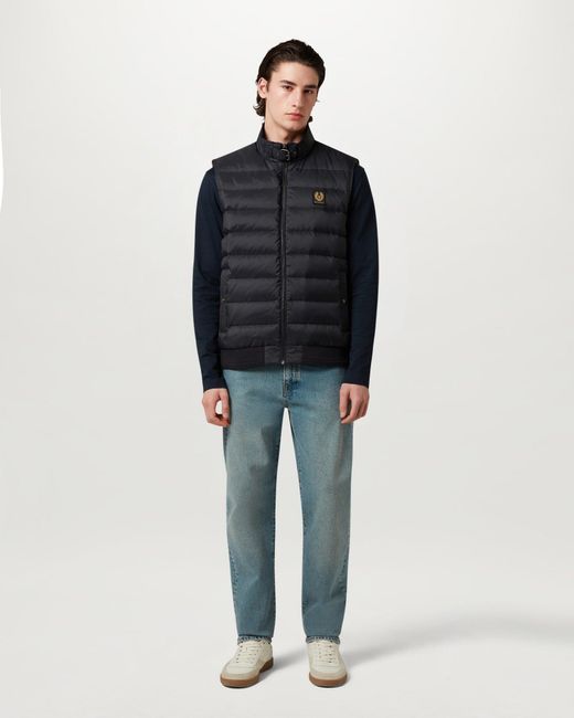 Belstaff Blue Men's Circuit Gilet Down Filled Nylon for men