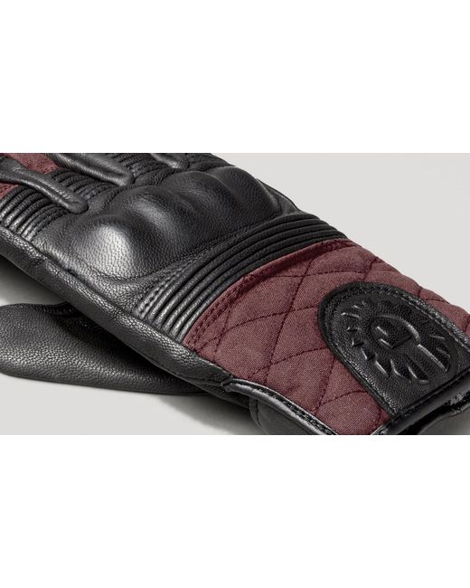 Belstaff Multicolor Men's Hampstead Motorcycle Glove Calf Leather for men