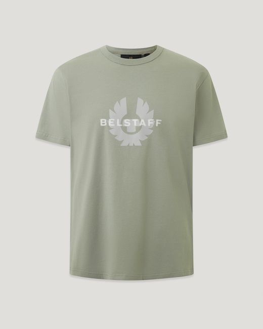 Belstaff Green Men's Surface T-shirt Cotton Jersey for men