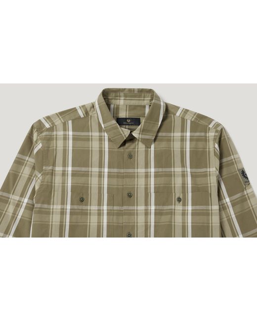Belstaff Multicolor Men's Fleet Shirt Cotton Check for men