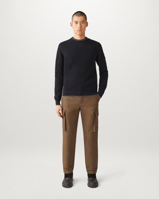 Belstaff Blue Cole Crewneck Jumper for men