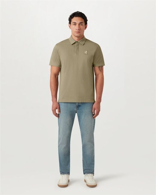 Belstaff Natural Men's Curator Polo Cotton Pique for men