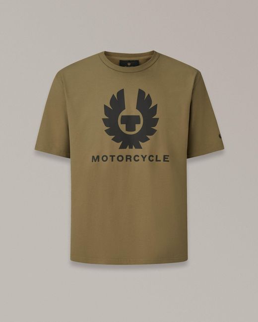 Belstaff Green Motorcycle Phoenix T-shirt for men