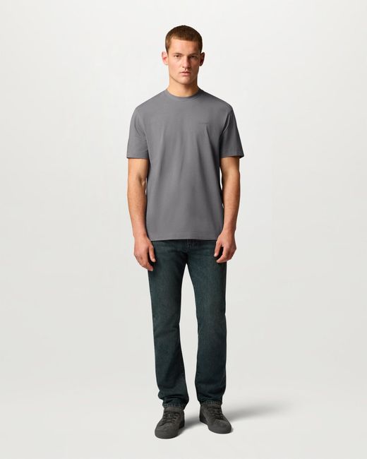 Belstaff Gray Men's Alloy T-shirt Cotton Jersey for men