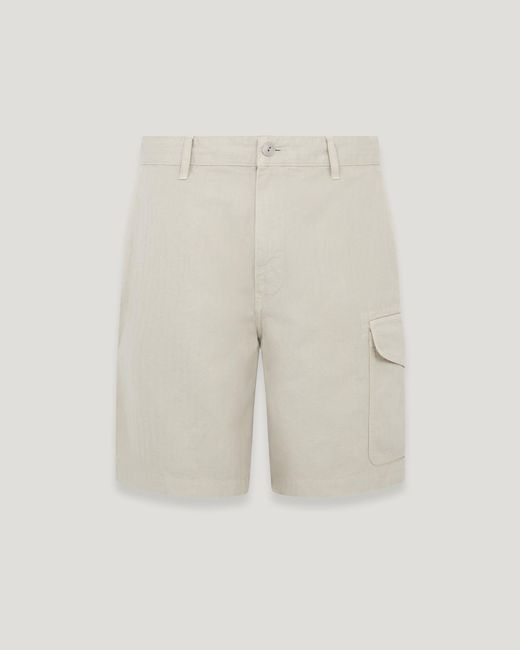 Belstaff Natural Cs60 Cargo Short for men
